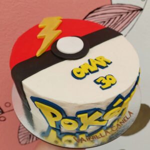 pastel personalizado pokemon de Vainilla Canela