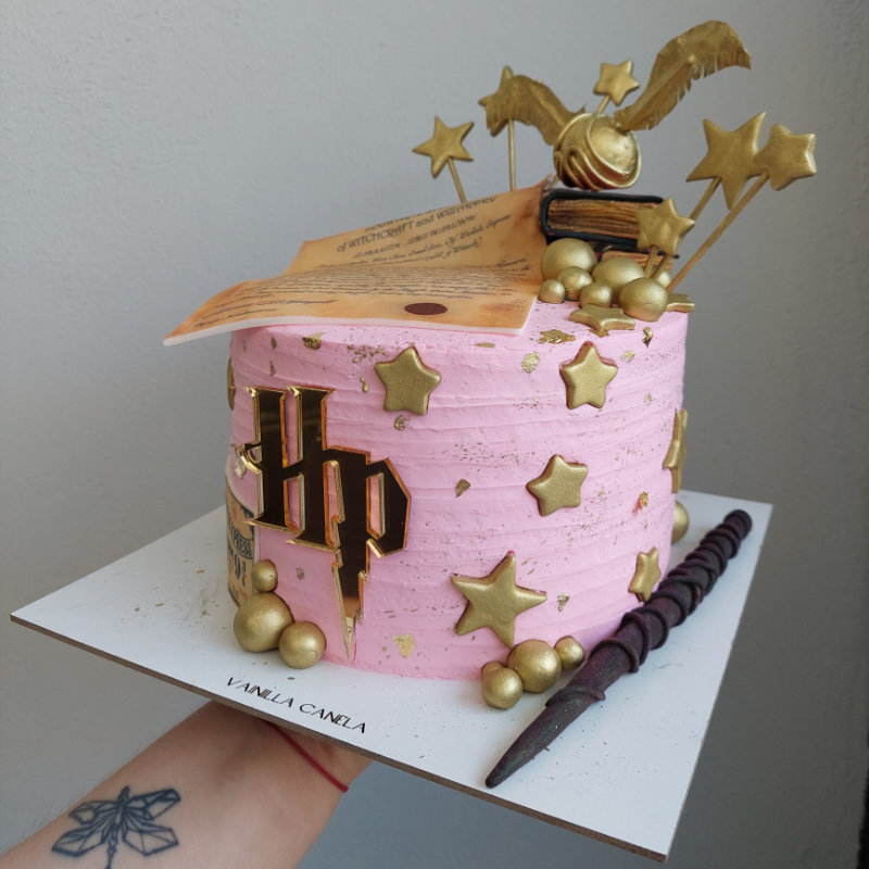 Pastel de Harry Potter de Vainilla Canela.