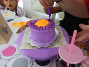 Taller decoración pasteles niños 5